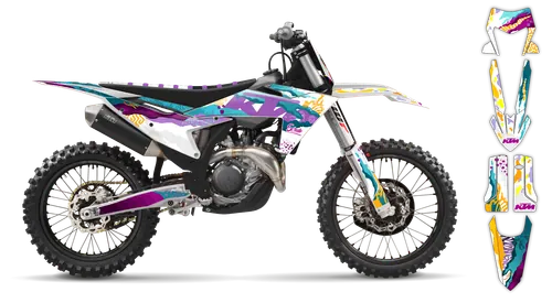 Graphics Kit - KTM - EXC EXC-F / XC-W XCF-W - 2005-2007 - Kaleido - ST