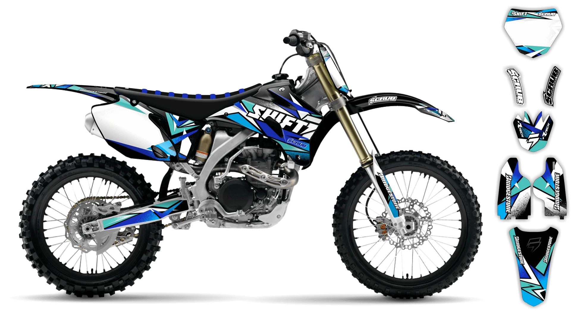 Graphics Kit - Yamaha - YZ250F - 2008-2009 - X-Rut - R1