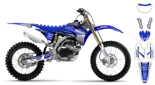 Graphics Kit - Yamaha - WR450F - 2007-2011 - Factory Replica 1 - ST