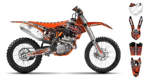 Graphics Kit - KTM - SX SX-F / XC XC-F - 1998-2000 - Em Em - ST