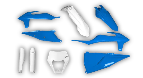 Plastics Kit - KTM - EXC EXC-F / XC-W XCF-W - 2020-2023 - Full Kit - White Cyan