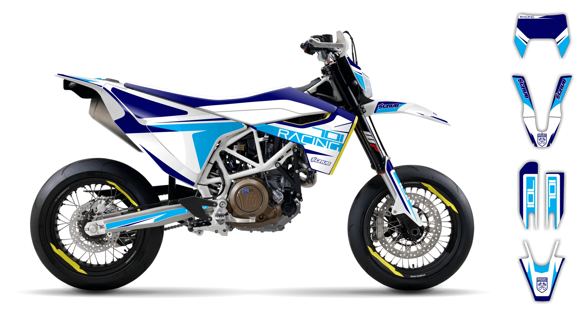 Graphics Kit - Husqvarna 14-> SM 701 - 2016-2024 - SE1011 - R1