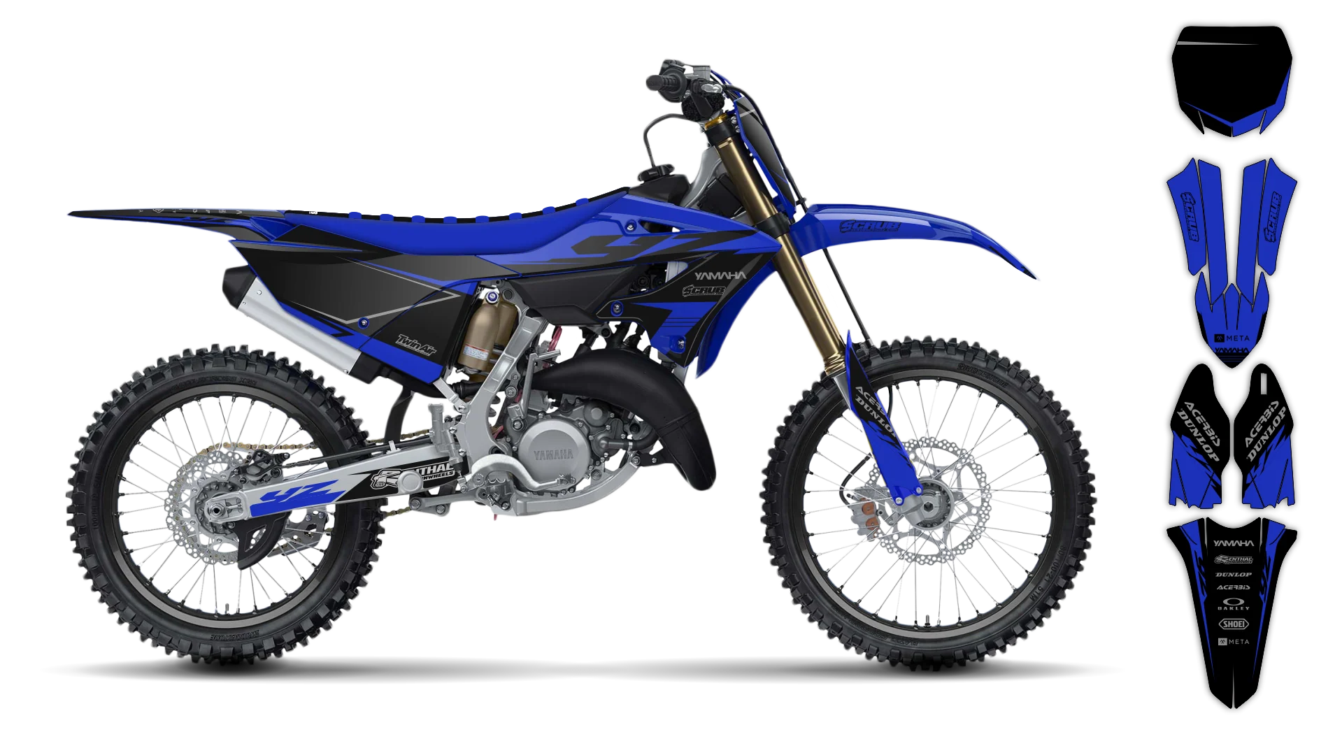 Graphics Kit - Yamaha - YZ 125 - 2022-2025 - Nyxet - R1