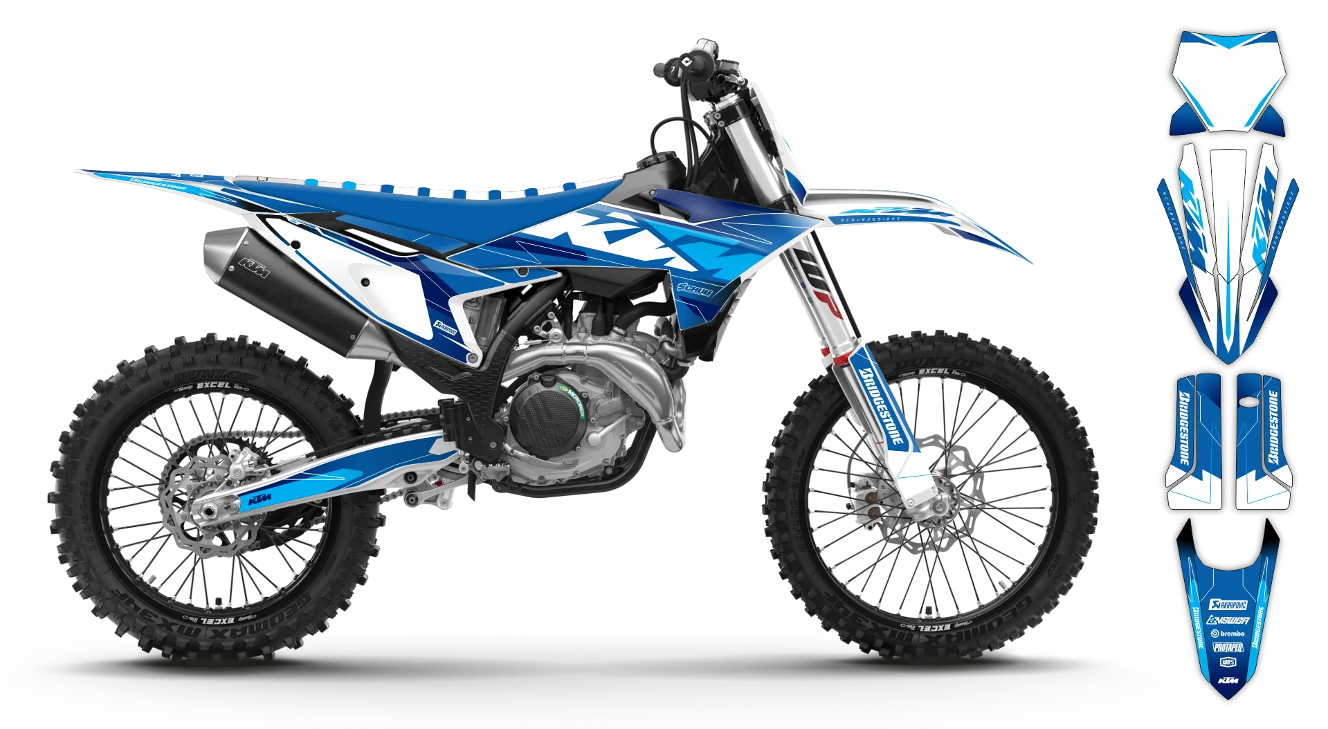 Graphics Kit - KTM - SX SX-F / XC XC-F - 2025 - K-SE1109 - R2