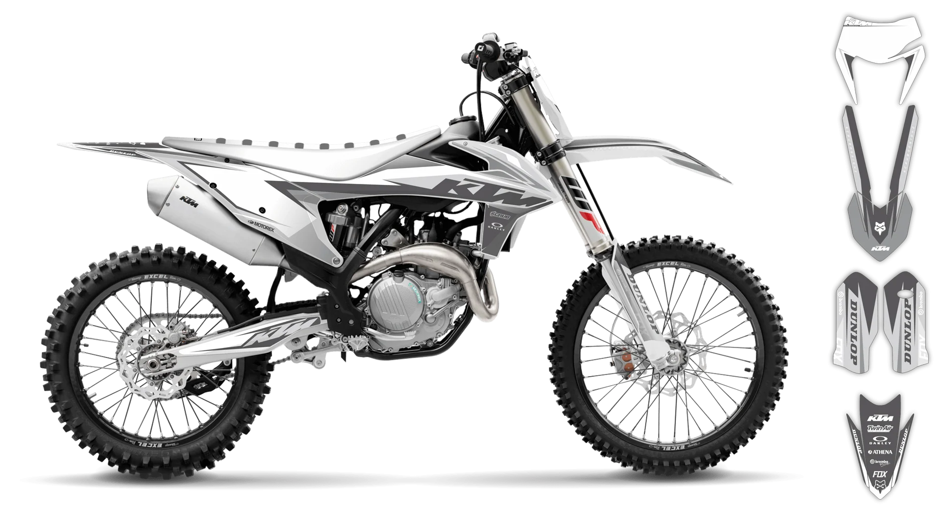 Graphics Kit - KTM - EXC EXC-F / XC-W XCF-W - 2020-2023 - K-SE1083 - R1