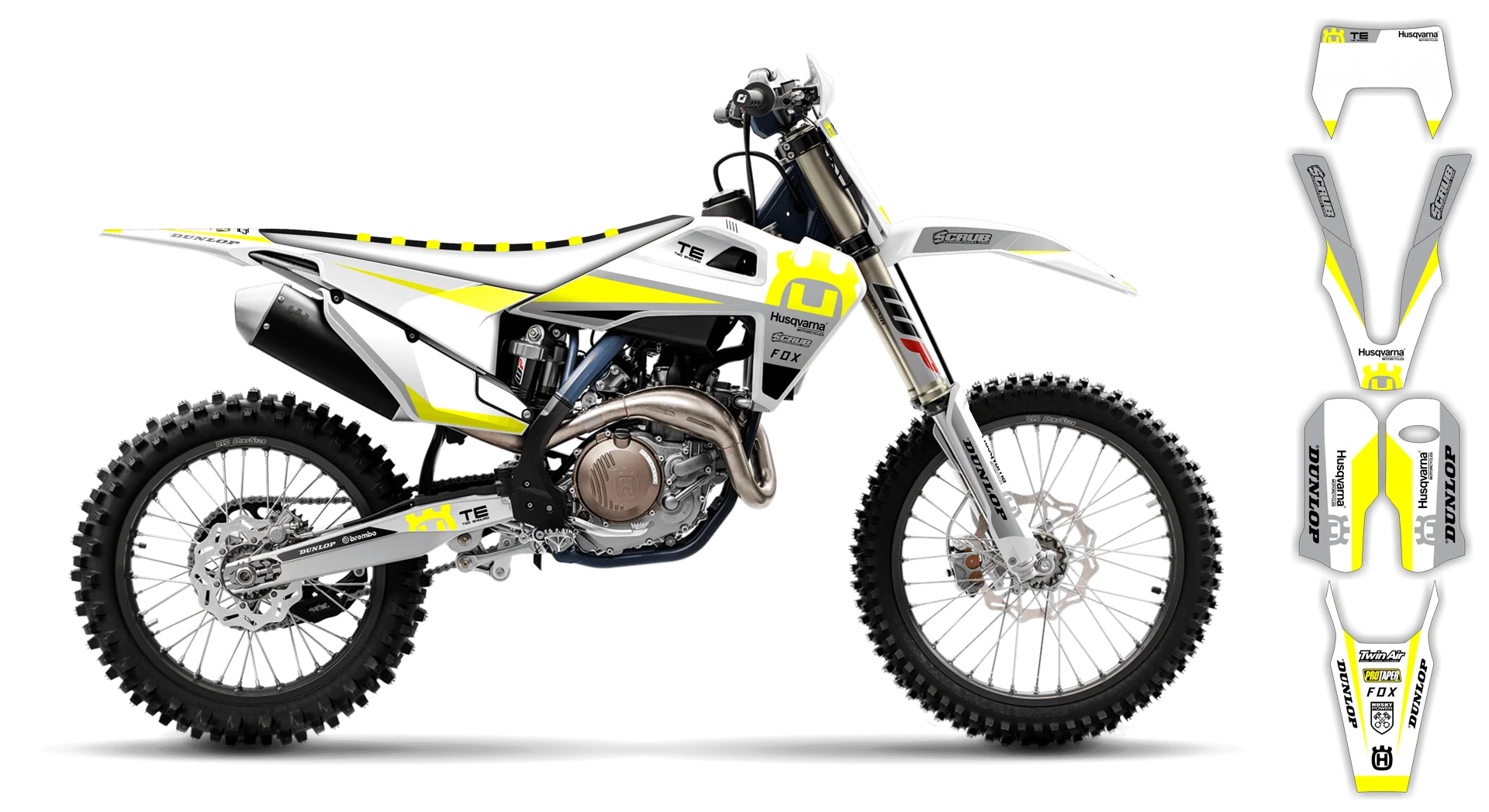 Graphics Kit - Husqvarna 14-> TE-FE Series - 2020-2023 - H7 - R3