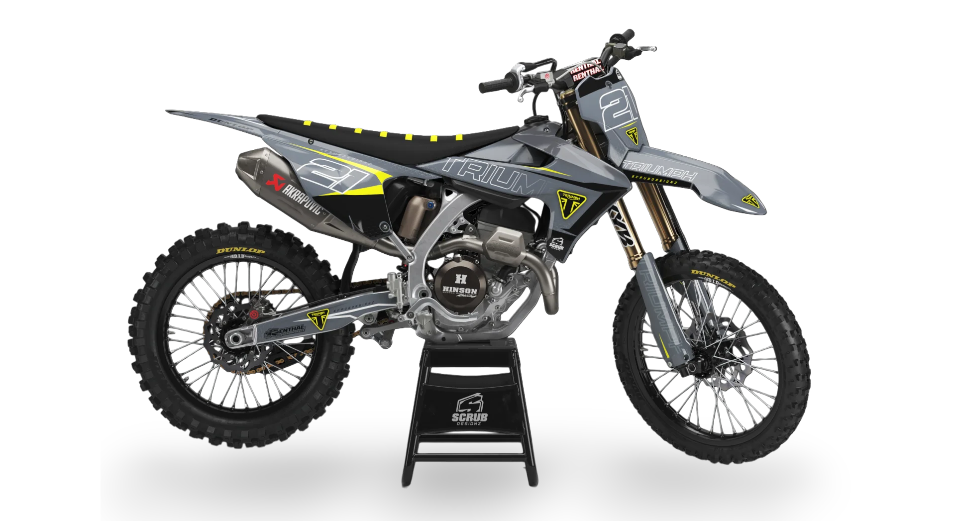 Graphics Kit - Triumph - TF 250-X - 2024-2025 - Hurricane - R2