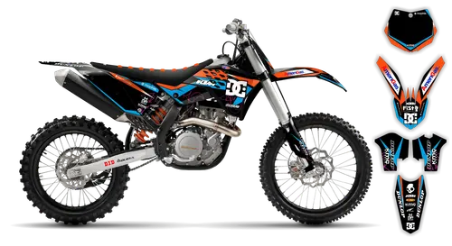 Graphics Kit - KTM - SX SX-F / XC XC-F - 2007-2010 - Pipeline - ST