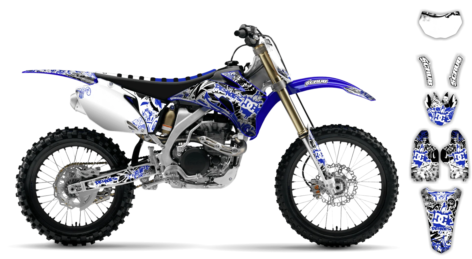 Graphics Kit - Yamaha - WR450F - 2003-2004 - Attack - LE