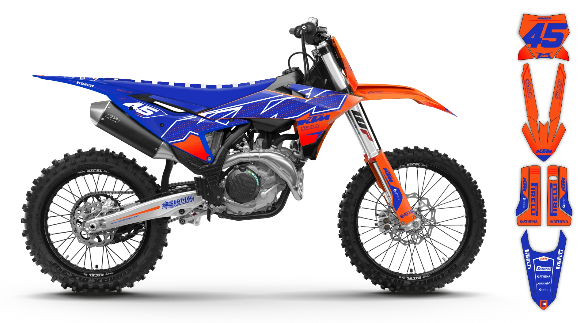 Graphics Kit - KTM - SX SX-F / XC XC-F - 2025 - K21 - R2
