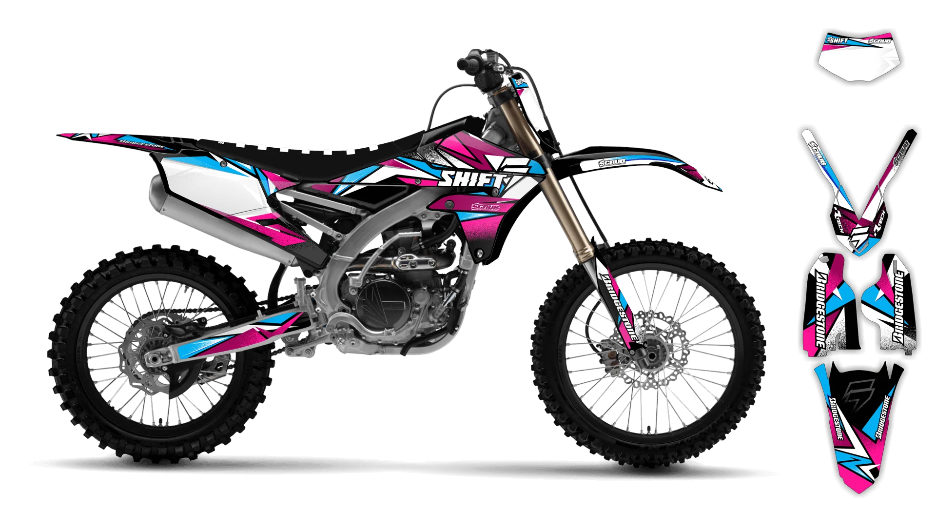 Graphics Kit - Yamaha - WR450F - 2016-2018 - X-Rut - R2