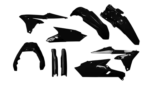 Plastics Kit - Yamaha - WR250F - 2015-2019 - Full Kit - Black