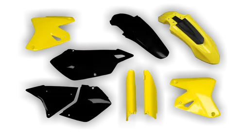 Plastics Kit - Suzuki - DRZ 400 SM - 1999-2024 - Full Kit - Yellow Black