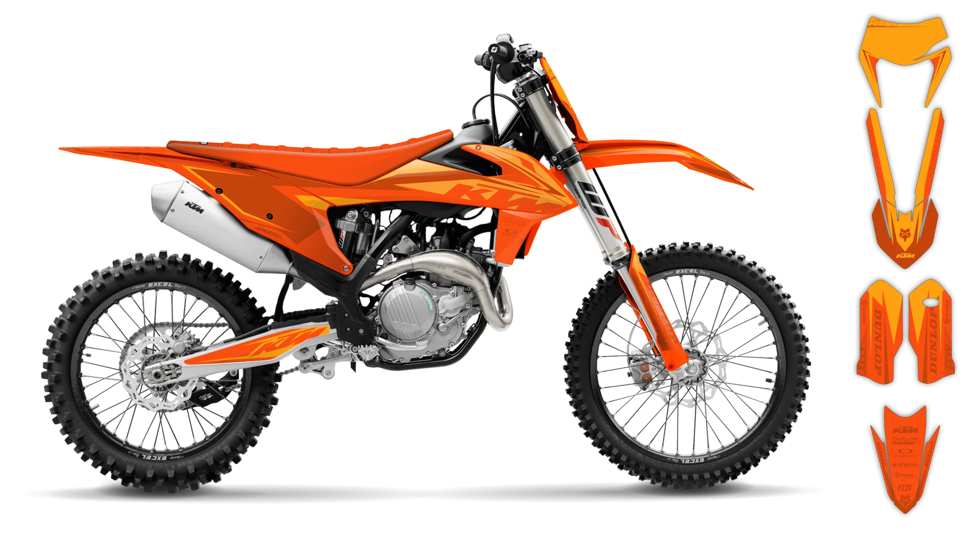 Graphics Kit - KTM - EXC EXC-F / XC-W XCF-W - 2020-2023 - K-SE1083 - R3
