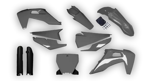 Plastics Kit - Husqvarna 14-> FS Series - 2019-2020 - Full Kit - Nardo Grey UFX