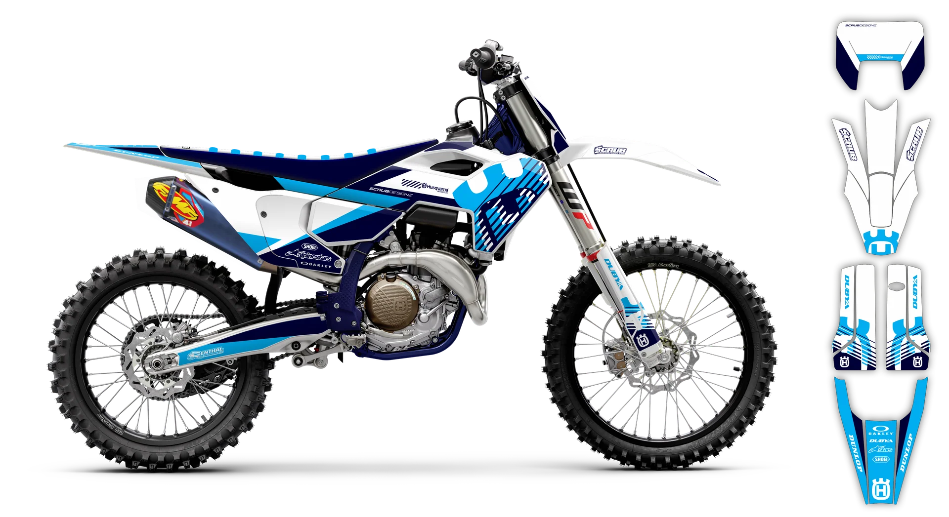 Graphics Kit - Husqvarna 14-> TE-FE Series - 2024 Heritage - H16 - R2