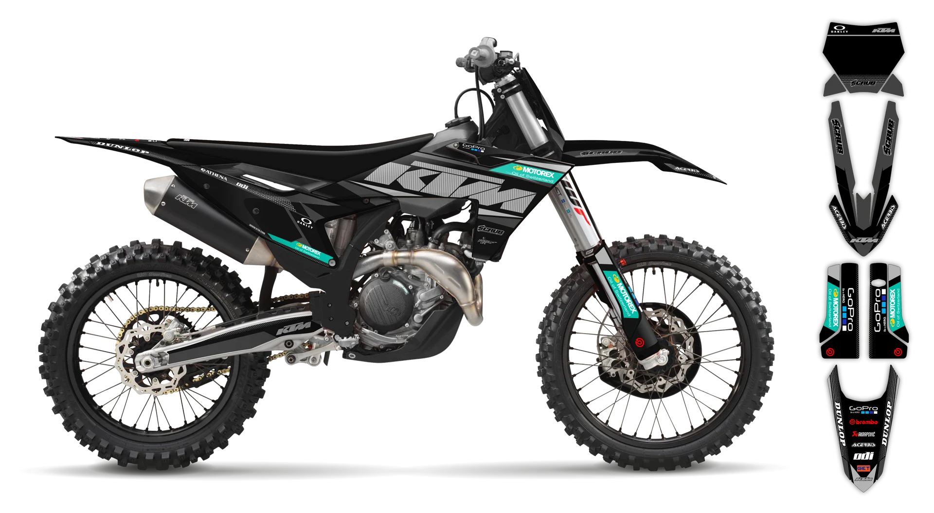 Graphics Kit - KTM - SX SX-F / XC XC-F - 2023-2024 - K11 - R3