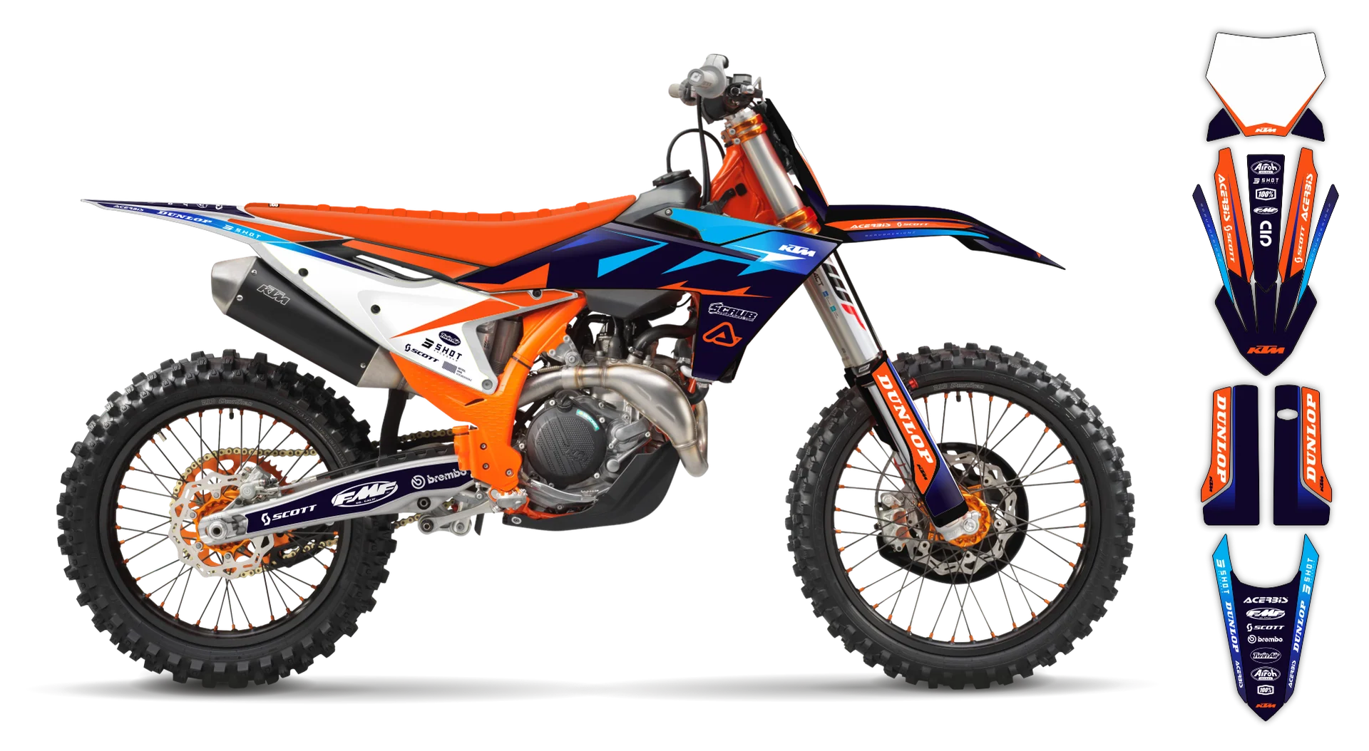Graphics Kit - KTM - SX SX-F / XC XC-F - 2023-2024 - K19 - LE