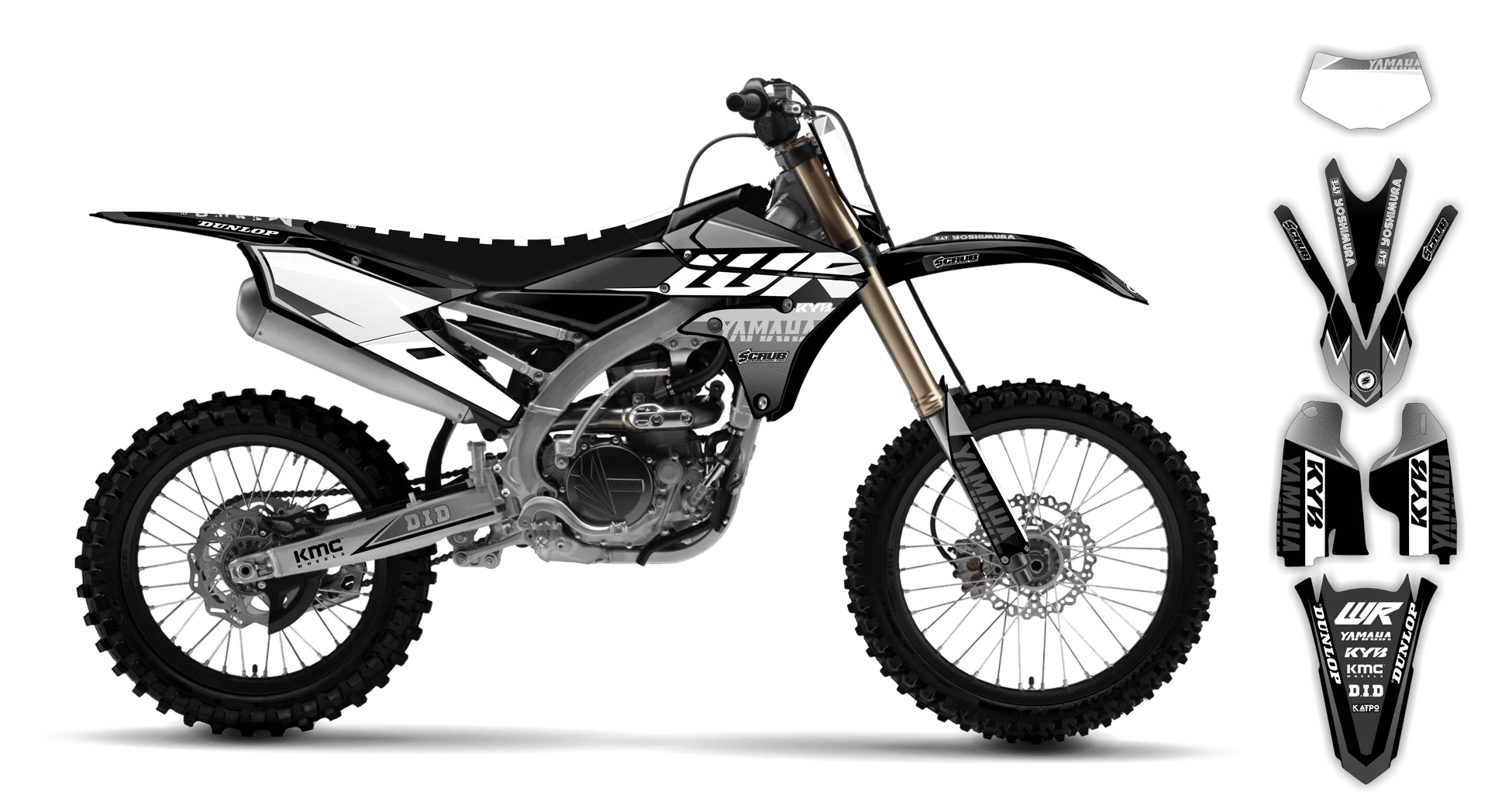 Graphics Kit - Yamaha - WR450F - 2016-2018 - Discovery - R2