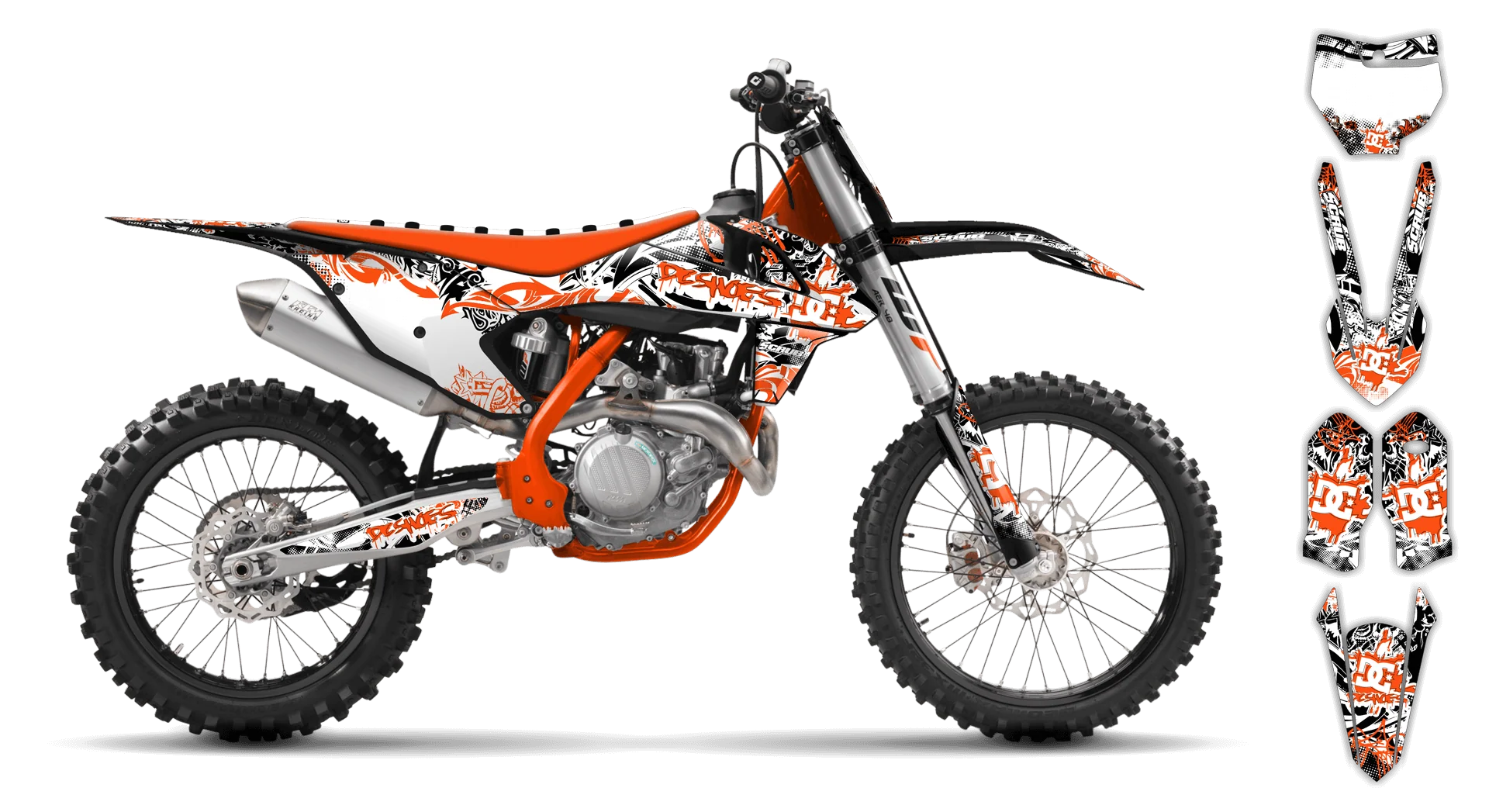 Graphics Kit - KTM - SX 50 - 2016-2023 - Attack - LE
