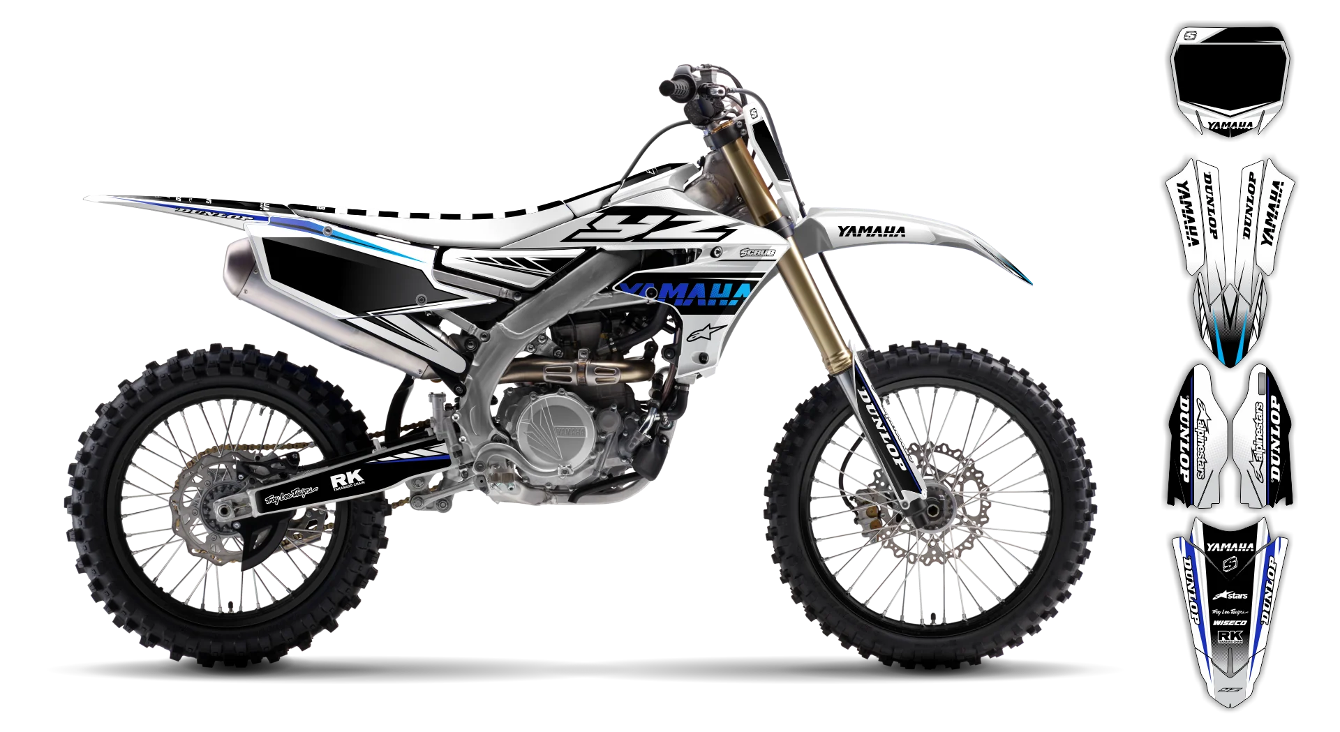 Graphics Kit - Yamaha - YZ450F - 2018-2022 - Boognish - R1