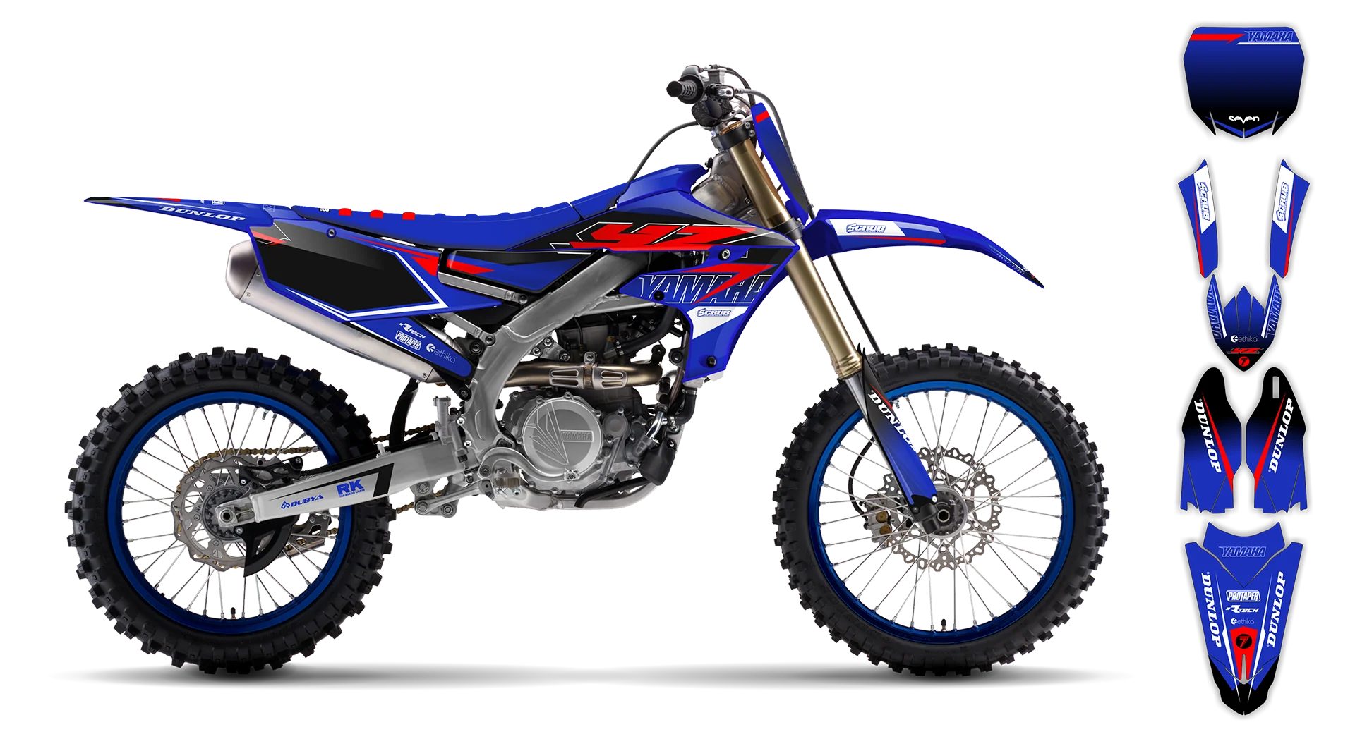 Graphics Kit - Yamaha - YZ450F - 2018-2022 - SE1086 - LE