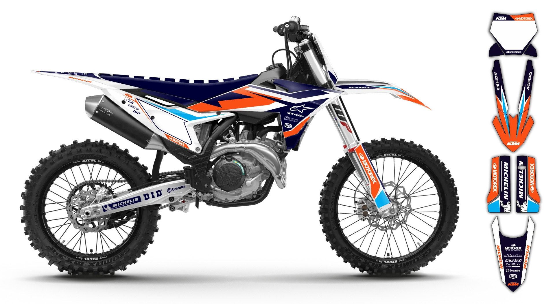 Graphics Kit - KTM - SX SX-F / XC XC-F - 2025 - K-SE1098 - R1