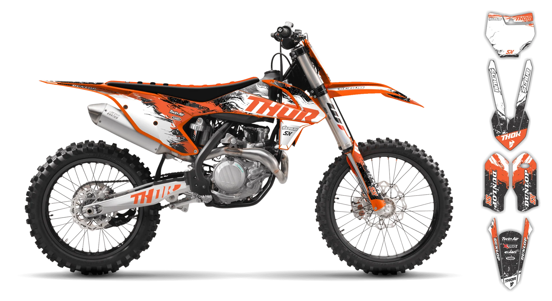 Graphics Kit - KTM - SX 85 - 2018-2024 - Sledge - LE