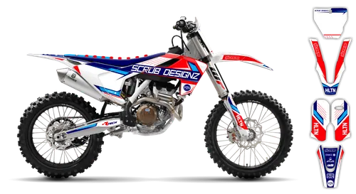 Graphics Kit - Husqvarna 14-> FS Series - 2016-2018 - Red Husky - ST