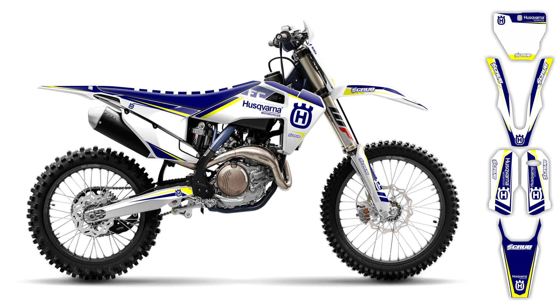 Graphics Kit - Husqvarna 14-> TC-FC-FX Series - 2019-2022 - H12 - LE