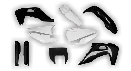 Plastics Kit - Husqvarna 14-> TE-FE Series - 2020-2023 - Full Kit - Black White