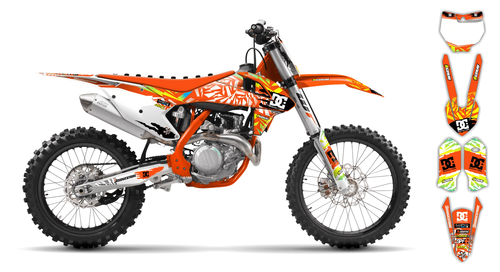 Graphics Kit - KTM - SX 50 - 2016-2023 - Kicker - ST