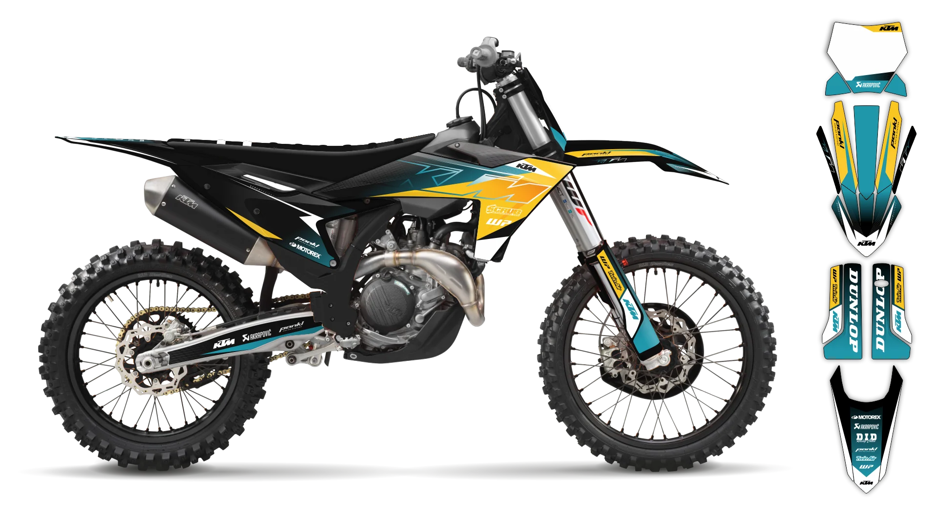 Graphics Kit - KTM - SX SX-F / XC XC-F - 2023-2024 - K20 - R1