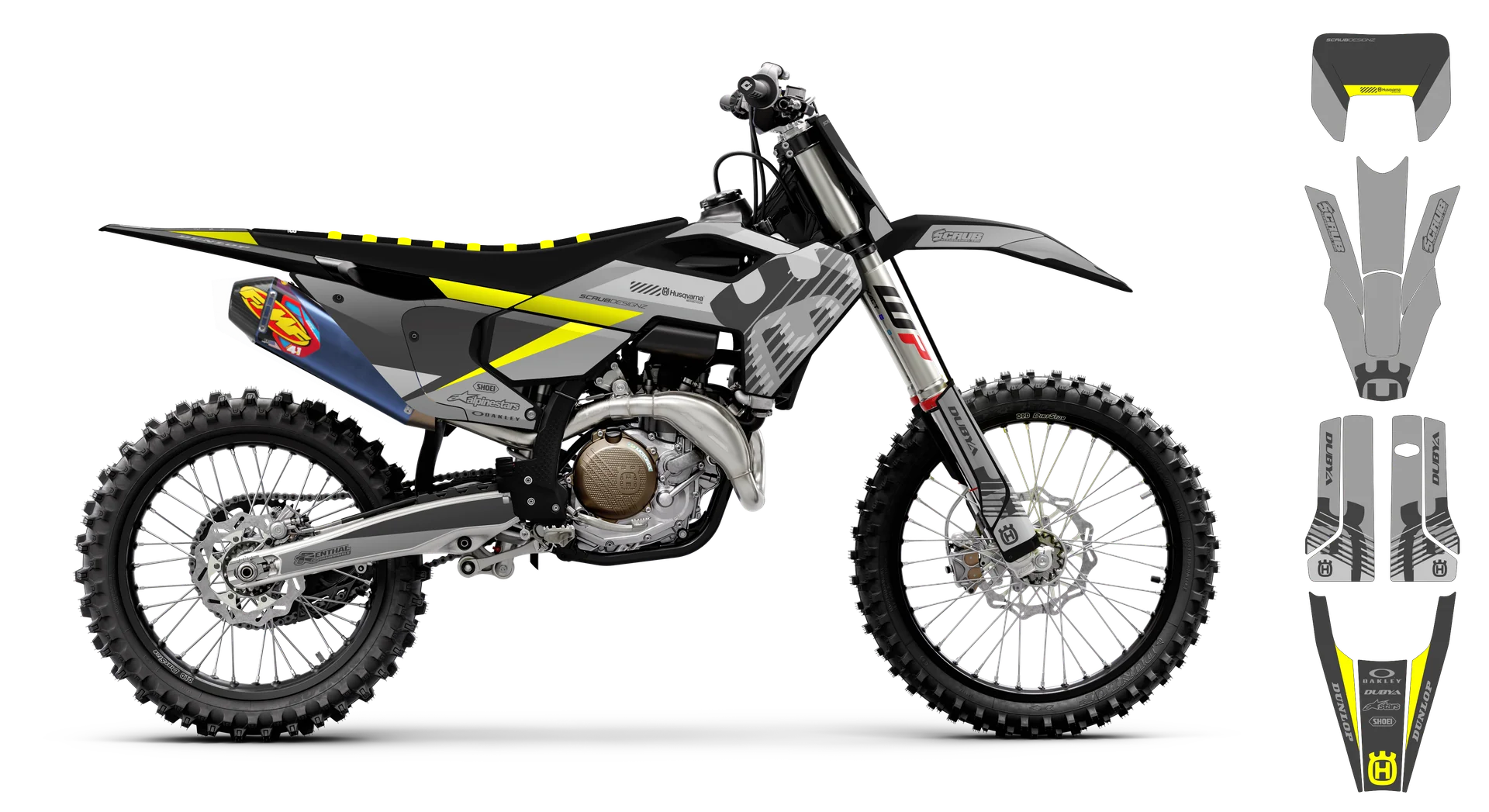 Graphics Kit - Husqvarna 14-> TE-FE Series - 2024 Heritage - H16 - R1