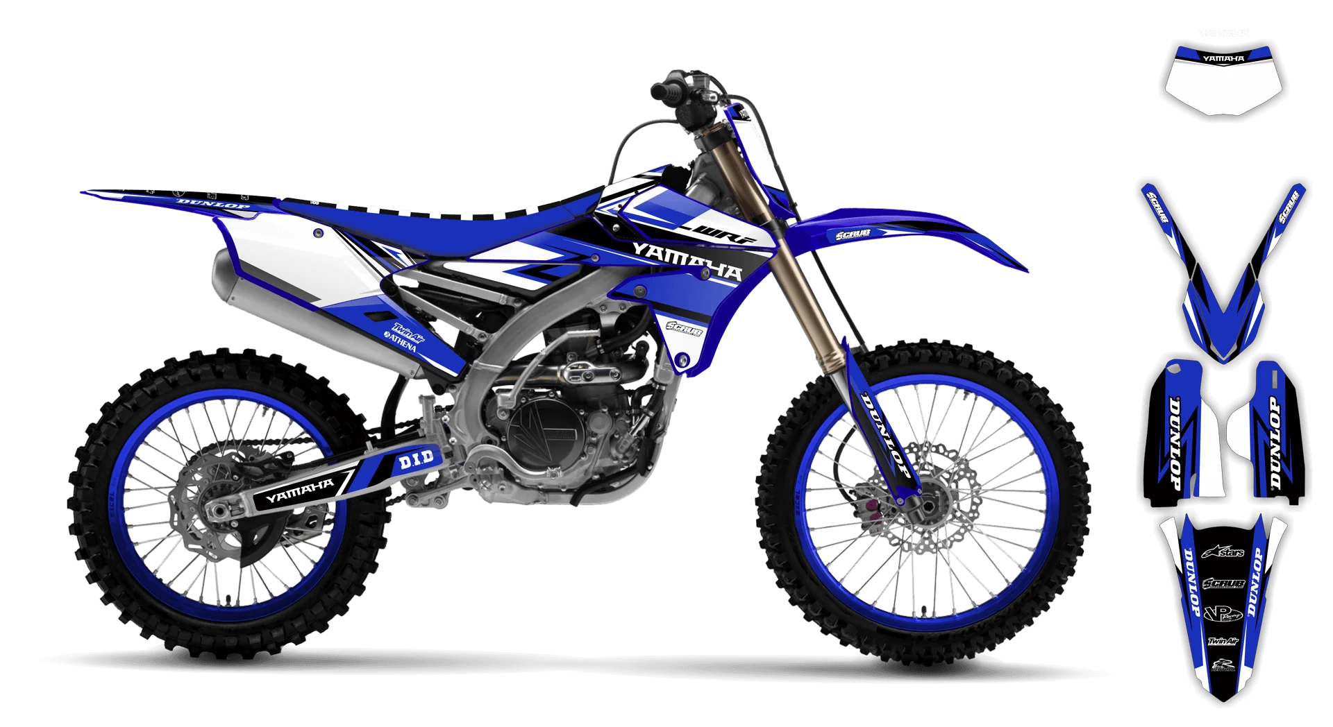 Graphics Kit - Yamaha - WR450F - 2016-2018 - Evolution - R2