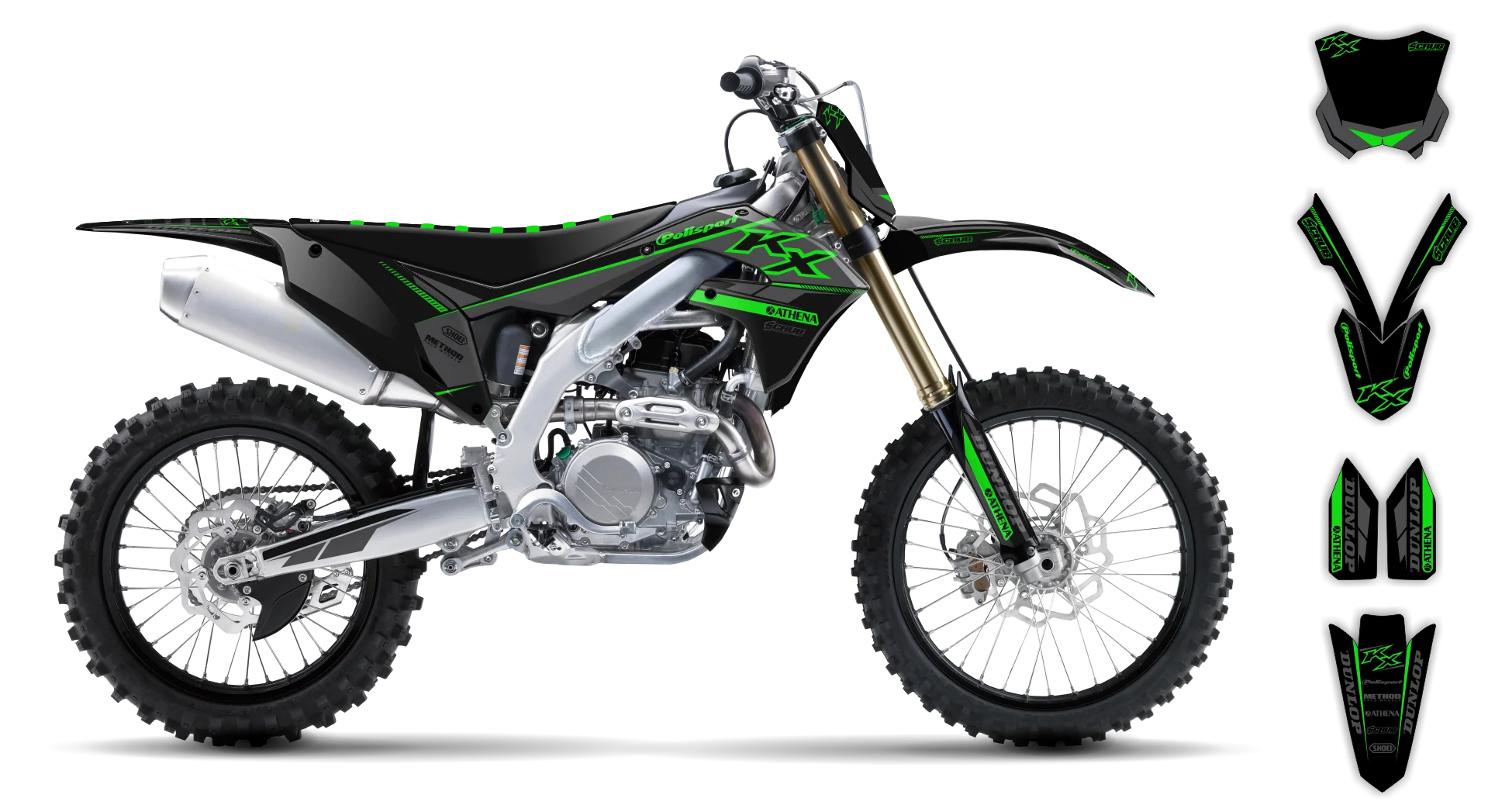 Graphics Kit - Kawasaki - KX 450F - 2019-2023 - SE1047 - LE