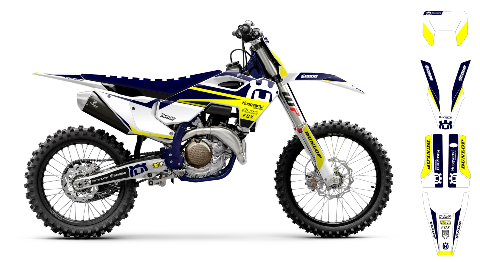 Graphics Kit - Husqvarna 14-> TE-FE Series - 2024 Heritage - H7 - LE