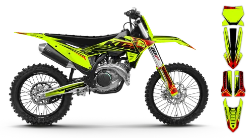 Graphics Kit - KTM - SX SX-F / XC XC-F - 2025 - Fluo Panthera - ST