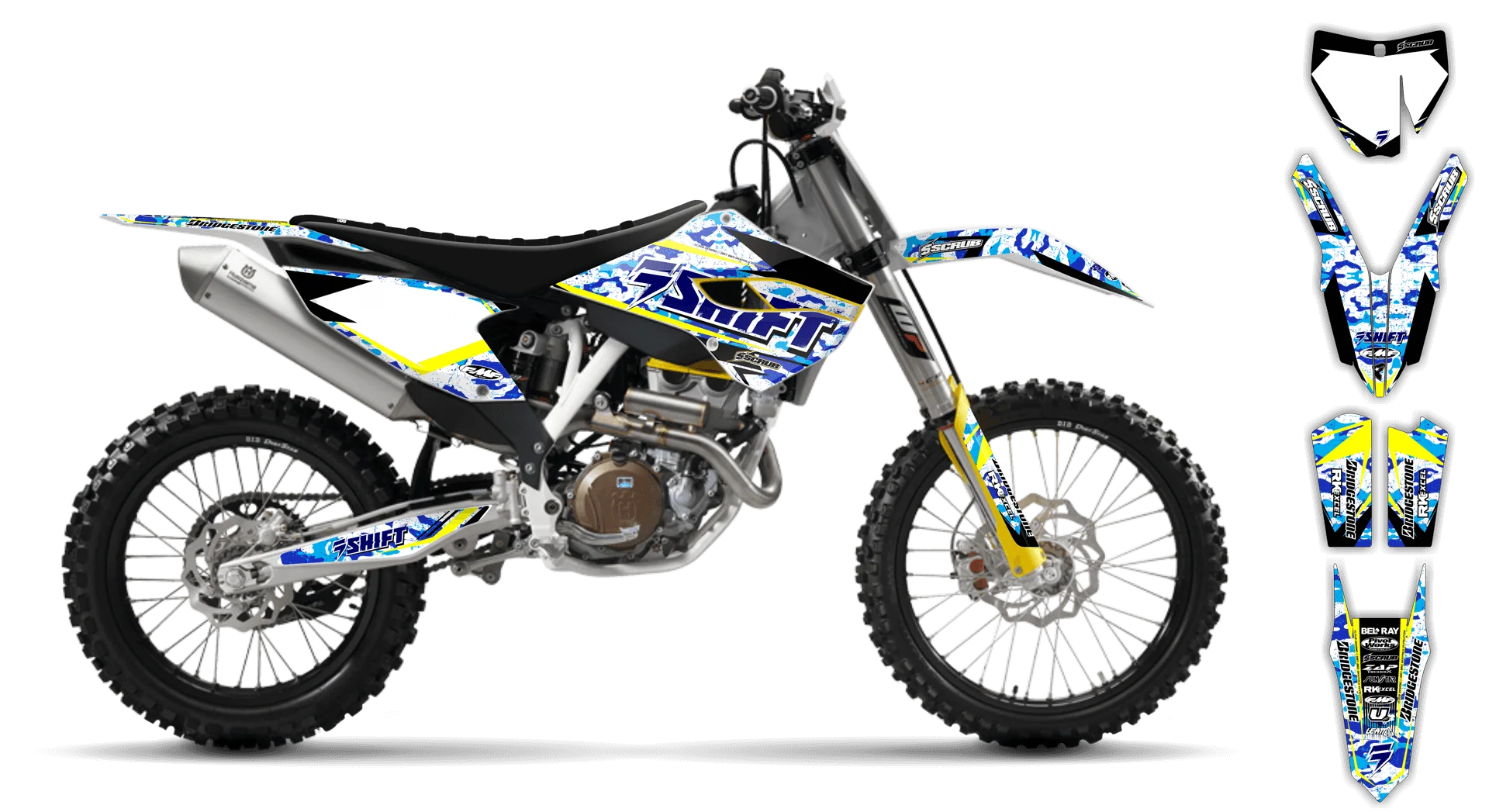 Graphics Kit - Husqvarna 14-> TC-FC-FX Series - 2015 - Step Up - ST