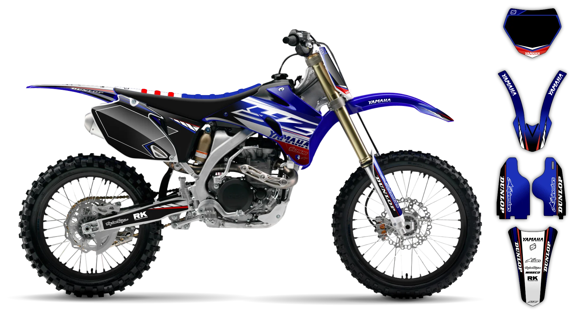 Graphics Kit - Yamaha - YZ450F - 2008-2009 - Boognish - LE