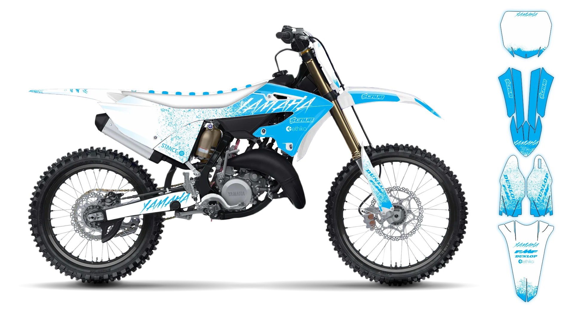 Graphics Kit - Yamaha - YZ 125 - 2022-2025 - Hecton - R1