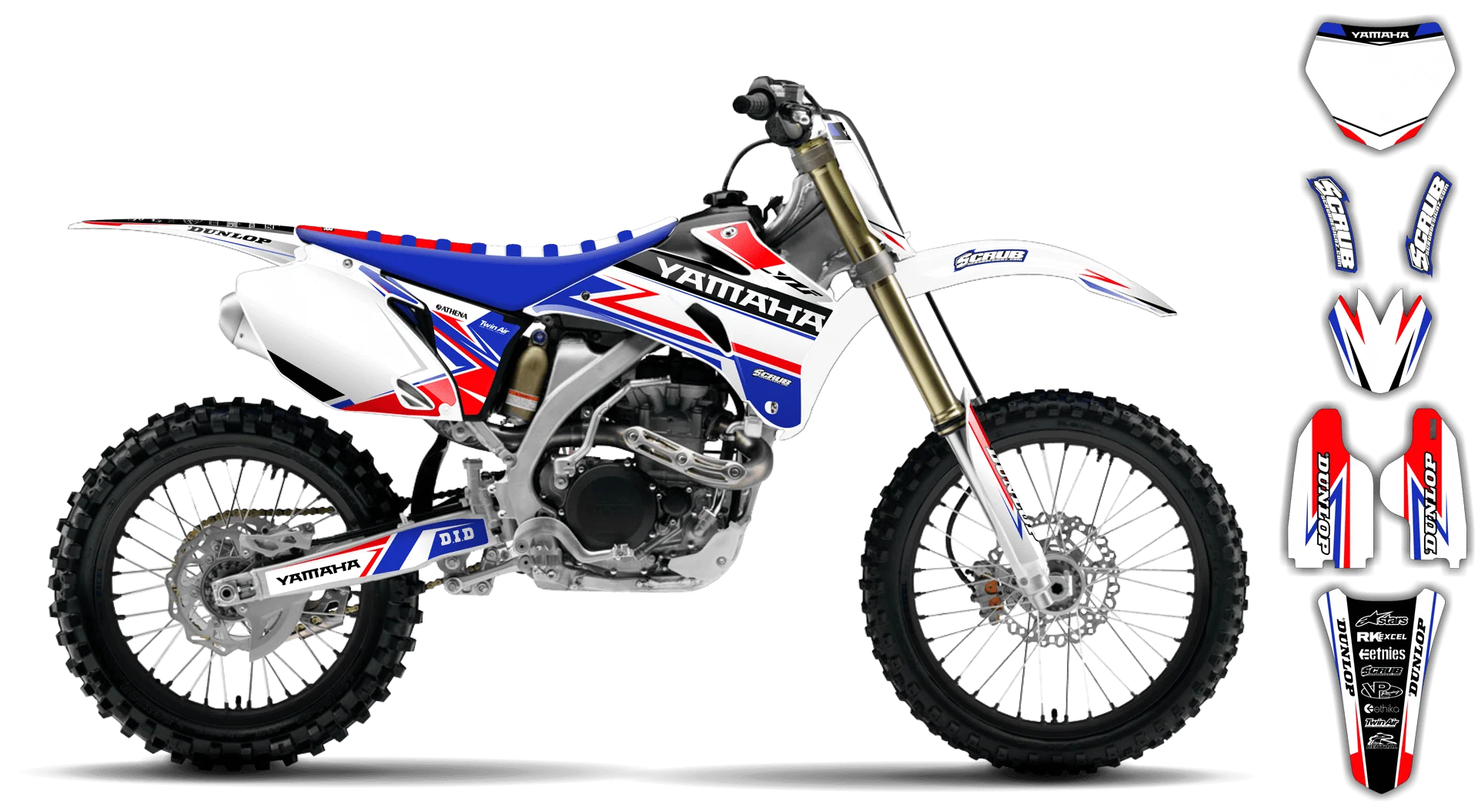 Graphics Kit - Yamaha - YZ426F - 2000-2002 - Evolution - LE