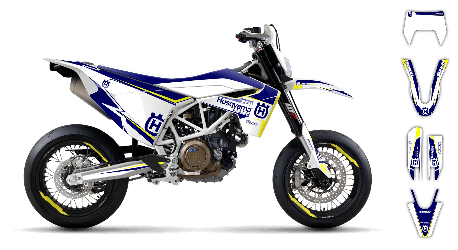 Graphics Kit - Husqvarna 14-> EN 701 - 2016-2024 - H12 - LE