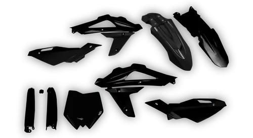 Plastics Kit - Husqvarna 05-13 - SM 450 RR - 2008-2010 - Full Kit - Black