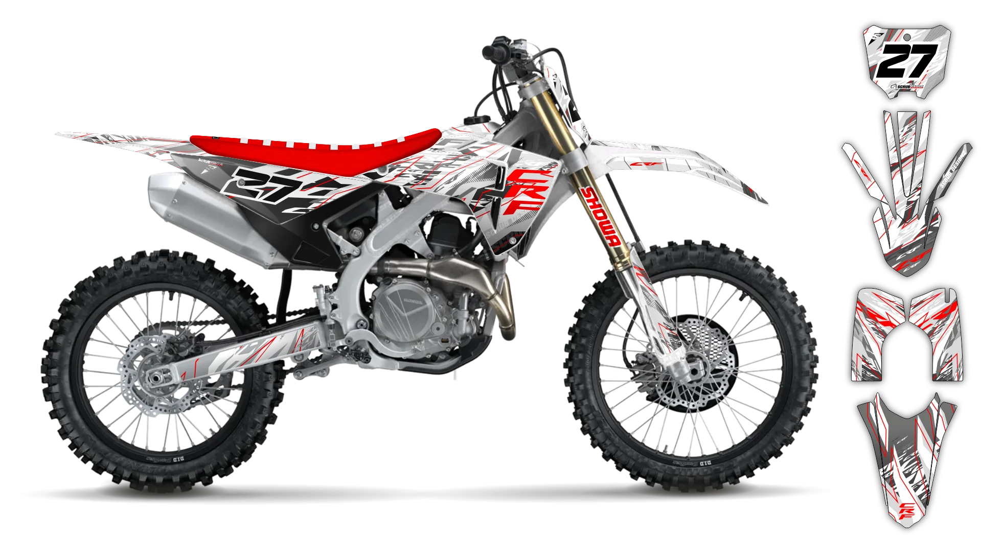 Graphics Kit - Honda - CRF 250R - 2010-2013 - Slasher - LE
