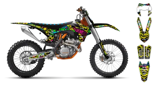 Graphics Kit - KTM - EXC EXC-F / XC-W XCF-W - 2012-2013 - Wasabi - ST
