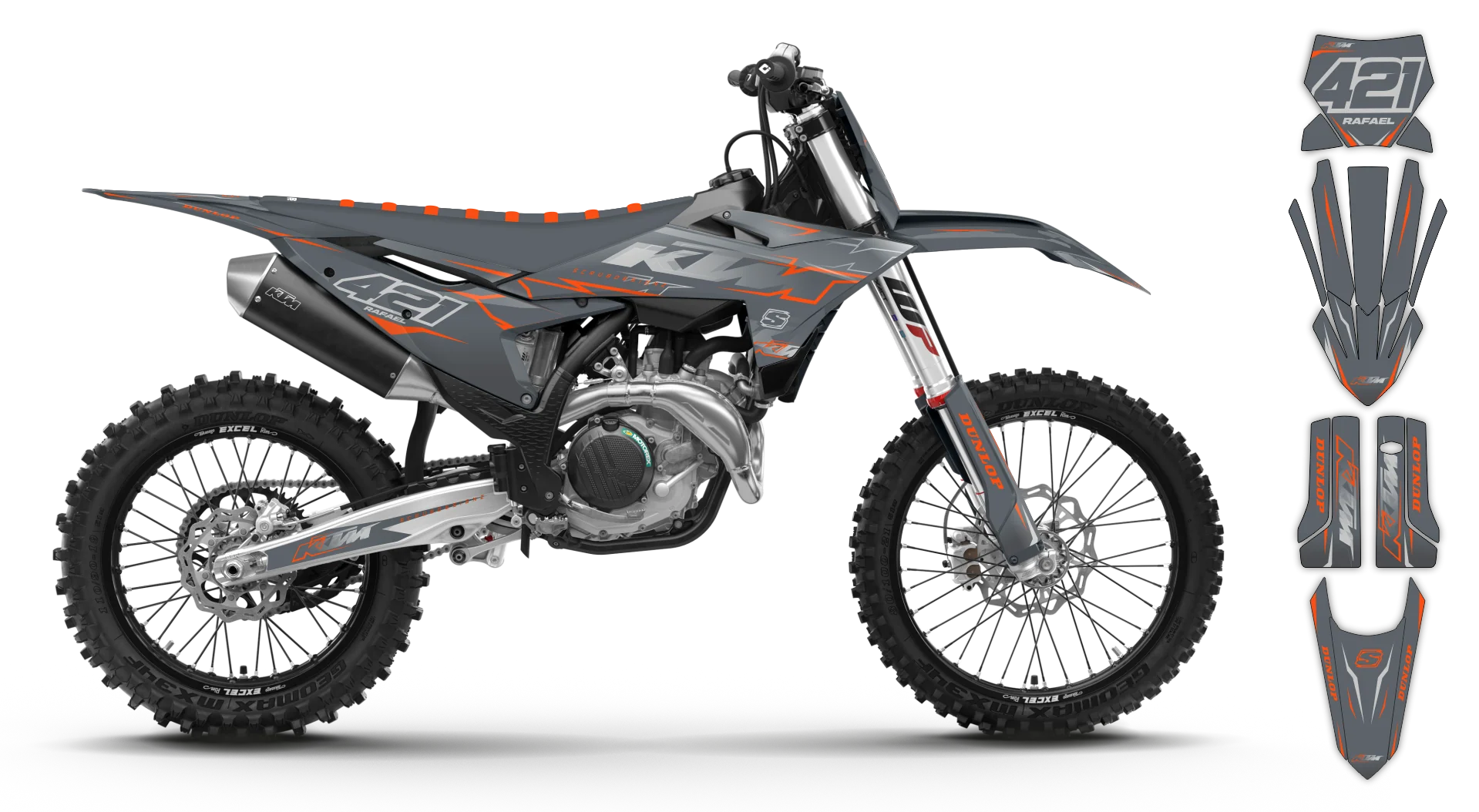 Graphics Kit - KTM - SX SX-F / XC XC-F - 2025 - K22 - R5