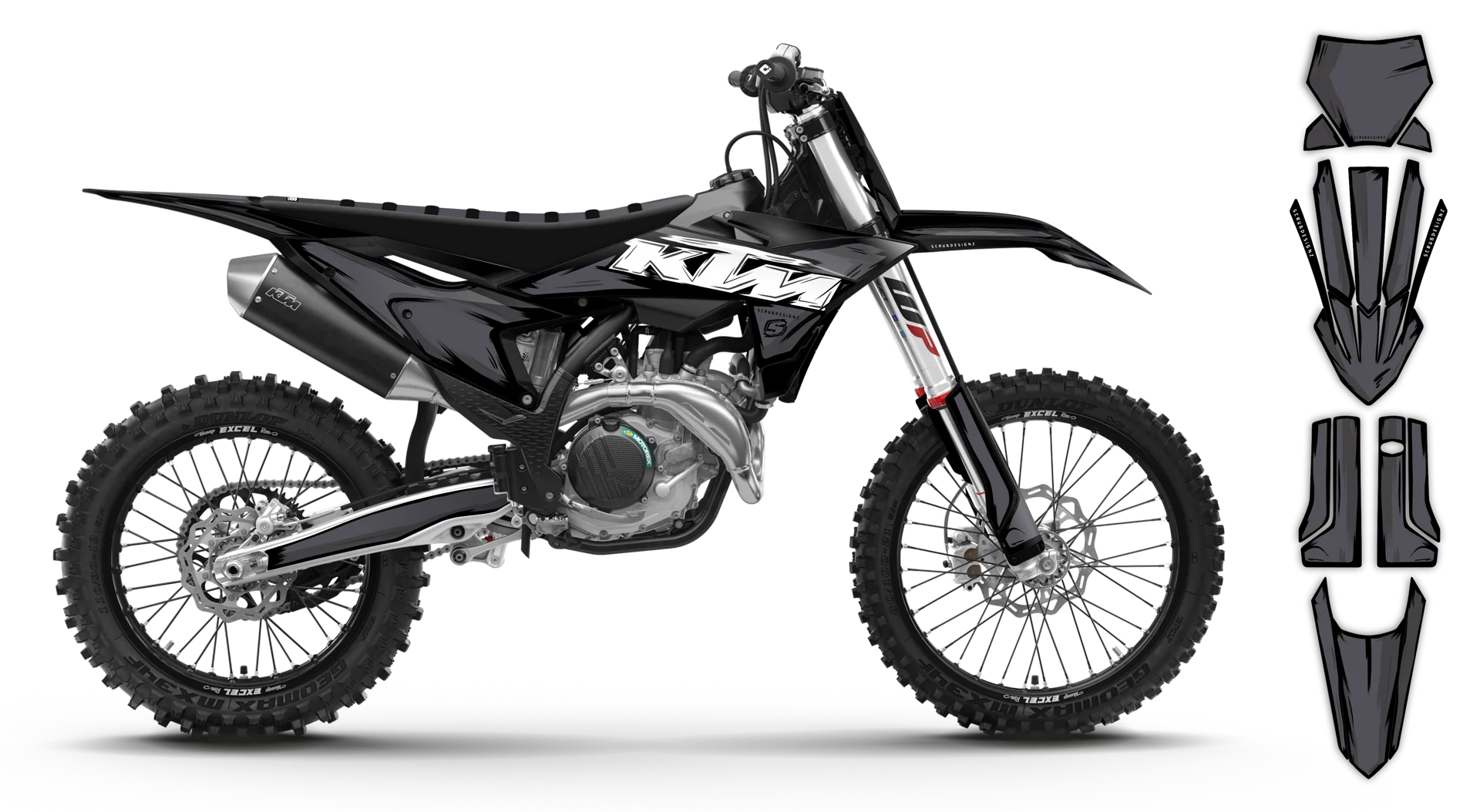 Graphics Kit - KTM - SX SX-F / XC XC-F - 2025 - Artlex - R3