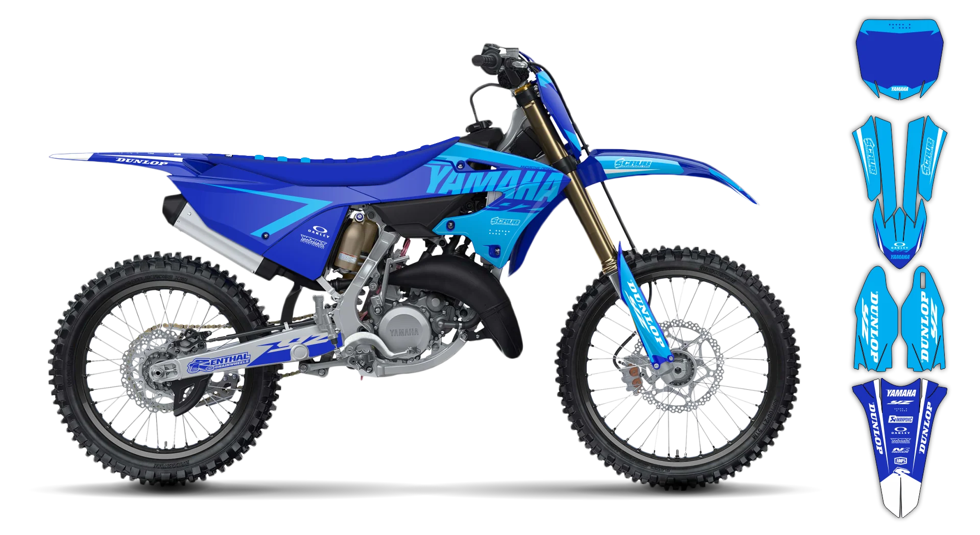 Graphics Kit - Yamaha - YZ 125 - 2022-2025 - Corgis - R2