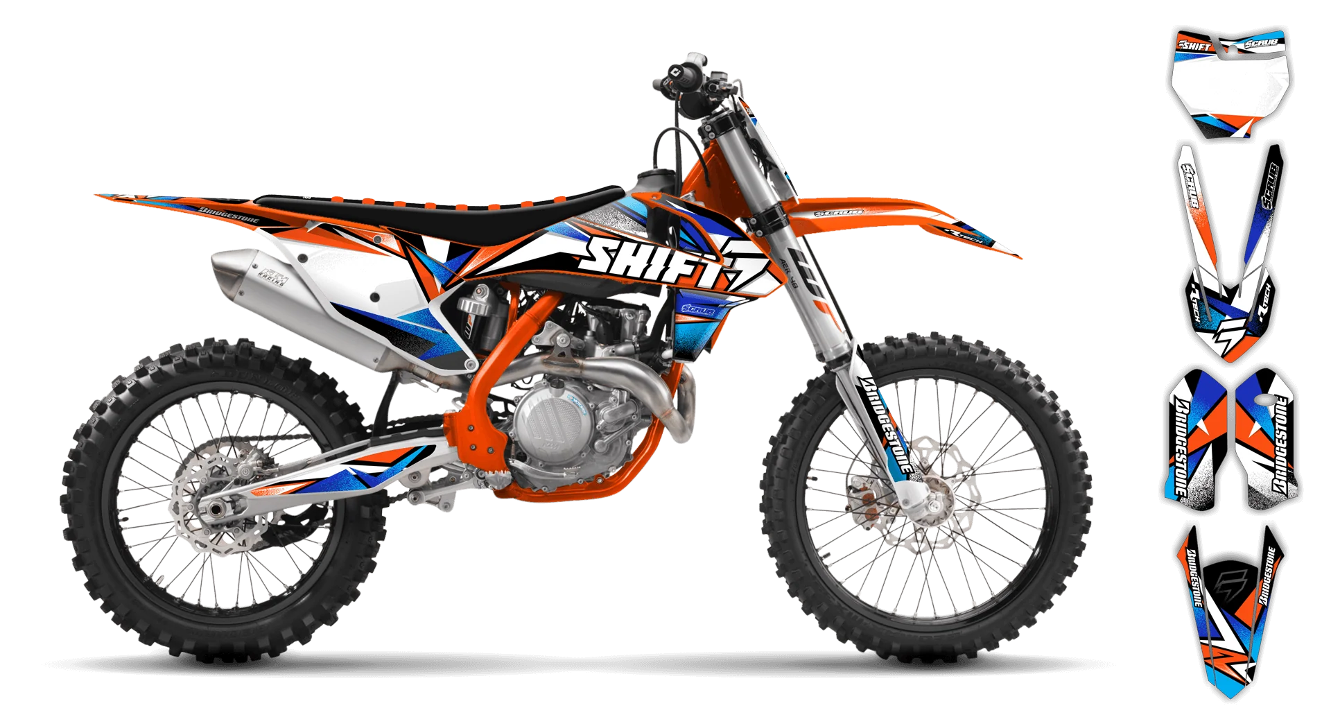 Graphics Kit - KTM - SX 50 - 2016-2023 - X-Rut - ST
